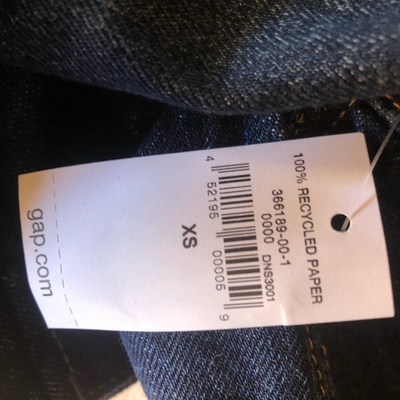 Gap Denim Jean Jacket sz XS NWT - Picture 6 of 6